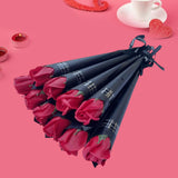Maxbell 10Pcs Rose Bouquets Romantic for Special Occassions Birthday Congratulations Red