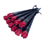 Maxbell 10Pcs Rose Bouquets Romantic for Special Occassions Birthday Congratulations Red