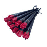 Maxbell 10Pcs Rose Bouquets Romantic for Special Occassions Birthday Congratulations Red
