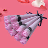 Maxbell 10Pcs Rose Bouquets Romantic for Special Occassions Birthday Congratulations Pink