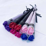 Maxbell 10Pcs Rose Bouquets Romantic for Special Occassions Birthday Congratulations Pink