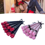 Maxbell 10Pcs Rose Bouquets Romantic for Special Occassions Birthday Congratulations Pink