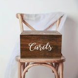 Maxbell Wedding Card Box Anniversaries with Slot Event Engagement Wooden Card Holder