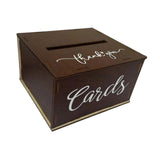 Maxbell Wedding Card Box Anniversaries with Slot Event Engagement Wooden Card Holder