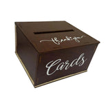 Maxbell Wedding Card Box Anniversaries with Slot Event Engagement Wooden Card Holder