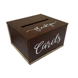 Maxbell Wedding Card Box Anniversaries with Slot Event Engagement Wooden Card Holder