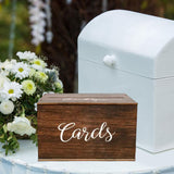 Maxbell Wedding Card Box Anniversaries with Slot Event Engagement Wooden Card Holder
