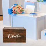 Maxbell Wedding Card Box Anniversaries with Slot Event Engagement Wooden Card Holder