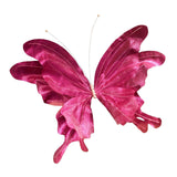 Maxbell 3D Artificial Butterfly Decor Wedding for Housewarming Festivals Living Room Rose Red