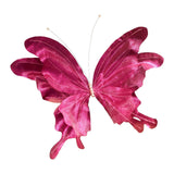 Maxbell 3D Artificial Butterfly Decor Wedding for Housewarming Festivals Living Room Rose Red