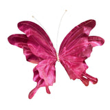 Maxbell 3D Artificial Butterfly Decor Wedding for Housewarming Festivals Living Room Rose Red