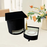 Maxbell Graduation Cap Gift Box for Grad Ceremony Practical Supplies Flower Gift Box Black