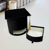 Maxbell Graduation Cap Gift Box for Grad Ceremony Practical Supplies Flower Gift Box Black