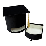 Maxbell Graduation Cap Gift Box for Grad Ceremony Practical Supplies Flower Gift Box Black