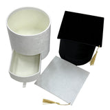 Maxbell Graduation Cap Gift Box for Grad Ceremony Practical Supplies Flower Gift Box Black