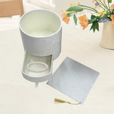 Maxbell Graduation Cap Gift Box for Grad Ceremony Practical Supplies Flower Gift Box White