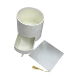 Maxbell Graduation Cap Gift Box for Grad Ceremony Practical Supplies Flower Gift Box White