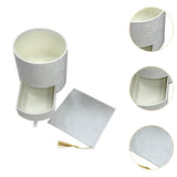 Maxbell Graduation Cap Gift Box for Grad Ceremony Practical Supplies Flower Gift Box White