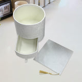 Maxbell Graduation Cap Gift Box for Grad Ceremony Practical Supplies Flower Gift Box White