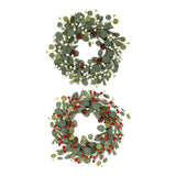 Maxbell Door Wreath Multifunctional Home Decoration for Wall All Seasons Living Room White Fruit
