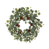 Maxbell Door Wreath Multifunctional Home Decoration for Wall All Seasons Living Room White Fruit