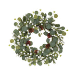 Maxbell Door Wreath Multifunctional Home Decoration for Wall All Seasons Living Room White Fruit