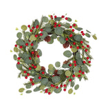 Maxbell Door Wreath Multifunctional Home Decoration for Wall All Seasons Living Room Red Fruit
