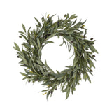 Maxbell Artificial Olive Wreath Door Front with Olive Beans Living Room Olive Branch