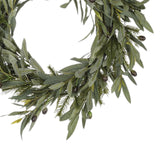 Maxbell Artificial Olive Wreath Door Front with Olive Beans Living Room Olive Branch