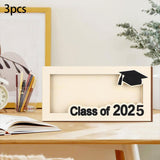 Maxbell 3x 2025 Graduation Money Holder Senior Gift DIY Premium Unique Congrats Grad Black