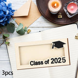 Maxbell 3x 2025 Graduation Money Holder Senior Gift DIY Premium Unique Congrats Grad Black