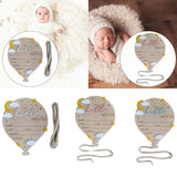 Maxbell Newborn Announcement Sign Keepsake Photography Props Birth Baby Name Plaques White