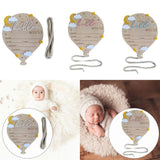 Maxbell Newborn Announcement Sign Keepsake Photography Props Birth Baby Name Plaques White