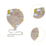 Maxbell Newborn Announcement Sign Keepsake Photography Props Birth Baby Name Plaques Pink