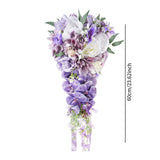 Maxbell Wedding Bouquet Fake Flowers Romantic Anniversary Ceremony Rustic Artificial