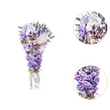 Maxbell Wedding Bouquet Fake Flowers Romantic Anniversary Ceremony Rustic Artificial
