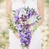 Maxbell Wedding Bouquet Fake Flowers Romantic Anniversary Ceremony Rustic Artificial