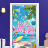 Maxbell Beach Party Decorations Door Cover Photo Backdrop for Birthday Festival Pool