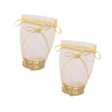 Maxbell 2Pcs Wedding Candy Bags Portable Gift Bags for Celebration Holiday Christmas Heart Base