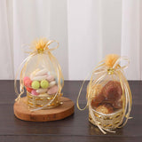 Maxbell 2Pcs Wedding Candy Bags Portable Gift Bags for Celebration Holiday Christmas Heart Base