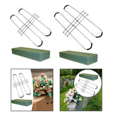 Maxbell Headstone Flower Saddle with Floral Foam Decoration for Lawn Wedding Outdoor 42 cm Saddle