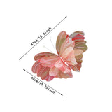 Maxbell Wedding Decor Artificial Butterfly Decoration for Outdoor and Indoor Banquet 40cmx47cm Pink
