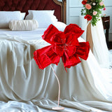 Maxbell Wedding Giant Flower Decoration Wedding Floral Arrangement for Party Holiday Red