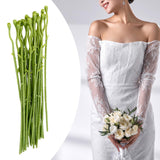 Maxbell 20Pcs Floral Wire Stems Decor for Flower Arrangements for Party Home Wedding