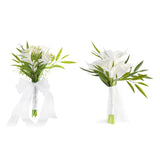 Maxbell Wedding Bouquet for Bride Bridesmaid Bridal Bouquet for Church Wedding Decor Style A