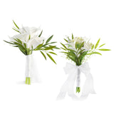 Maxbell Wedding Bouquet for Bride Bridesmaid Bridal Bouquet for Church Wedding Decor Style A