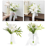 Maxbell Wedding Bouquet for Bride Bridesmaid Bridal Bouquet for Church Wedding Decor Style A