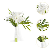Maxbell Wedding Bouquet for Bride Bridesmaid Bridal Bouquet for Church Wedding Decor Style B