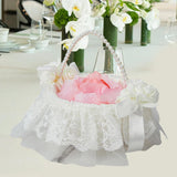 Maxbell Wedding Flower Basket Romantic for Special Occasions Church Wedding Ceremony