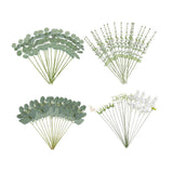 Maxbell 65 Pieces Artificial Eucalyptus Stems Decor for Wedding Farmhouse Restaurant